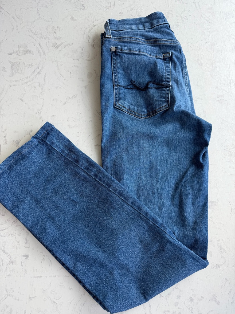 7 For All Mankind Women’s Jeans Blue Denim Designer